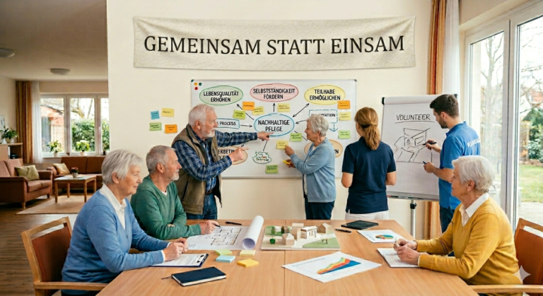 Unsere Ziele – KI-generierte Abbildung – dargestellte Personen sind fiktiv.